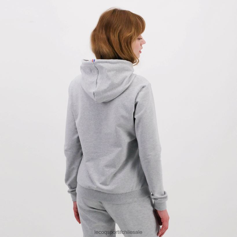 mujer sudadera con capucha gris T24B2320 Le Coq Sportif ropa