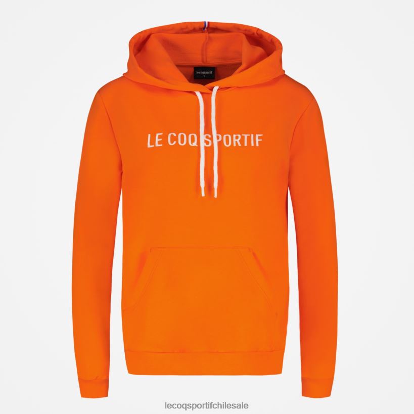 mujer sudadera con capucha naranja T24B2592 Le Coq Sportif ropa
