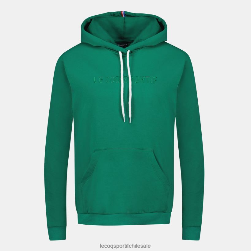 mujer sudadera con capucha verde T24B2310 Le Coq Sportif ropa
