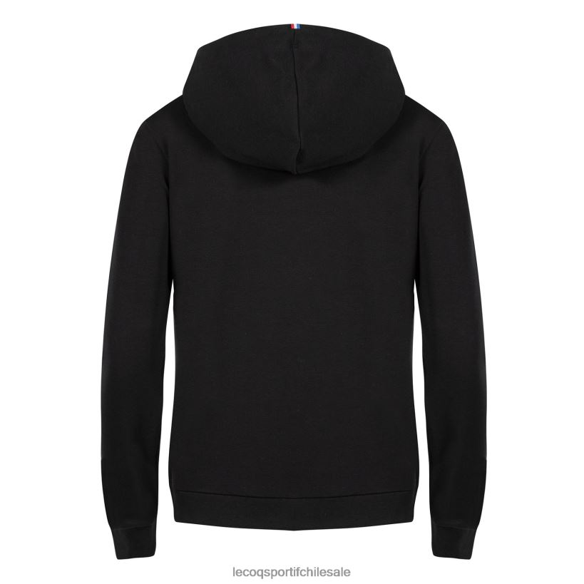mujer sudadera con capucha y cremallera negra T24B2319 Le Coq Sportif ropa