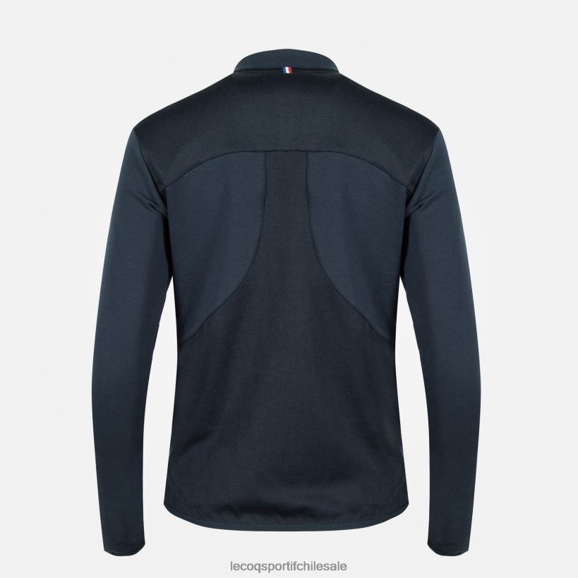mujer sudadera con cremallera azul T24B2607 Le Coq Sportif ropa