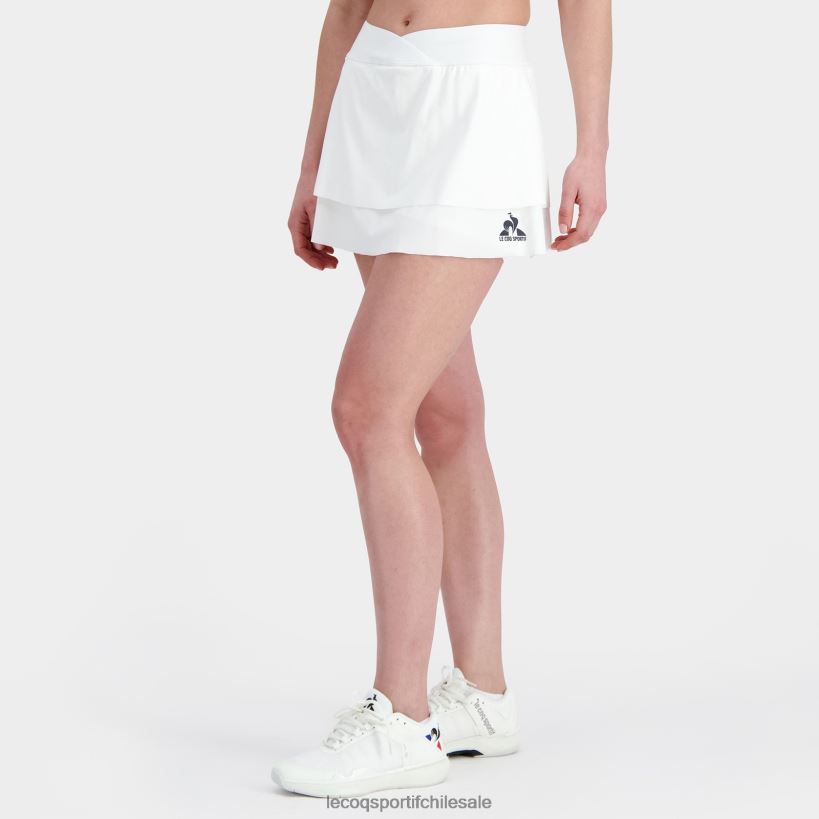 mujer falda blanca T24B2366 Le Coq Sportif ropa
