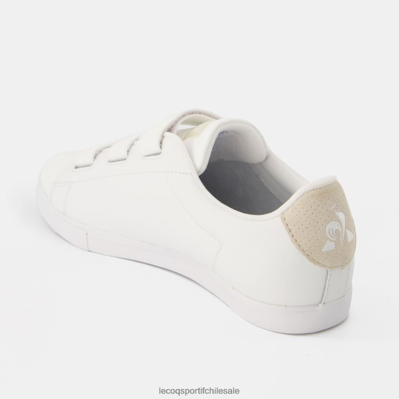 mujer zapato elsa velcros premium blanco T24B2371 Le Coq Sportif zapatos