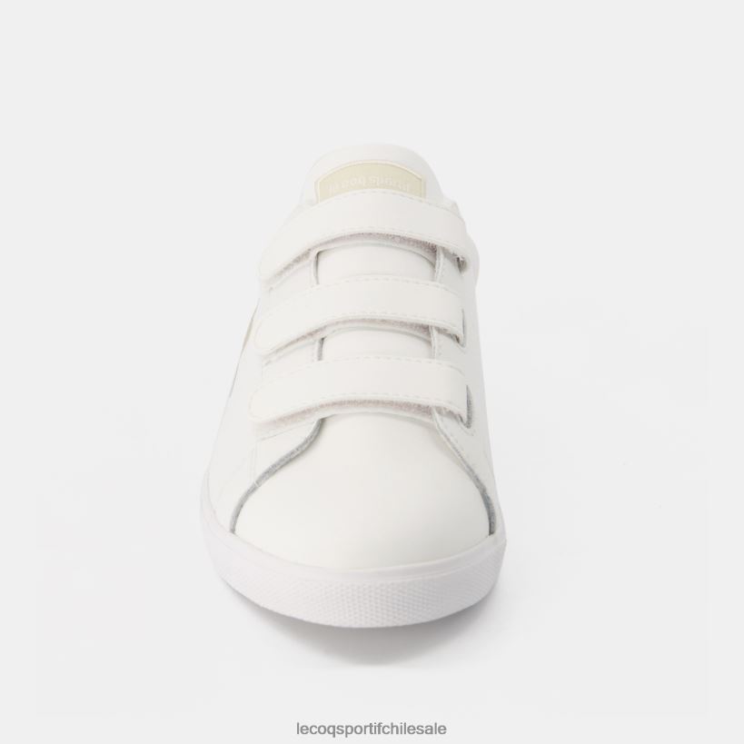 mujer zapato elsa velcros premium blanco T24B2371 Le Coq Sportif zapatos