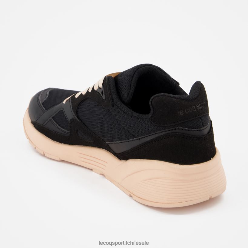 mujer Zapato lcs r850 w street satin negro T24B2622 Le Coq Sportif zapatos