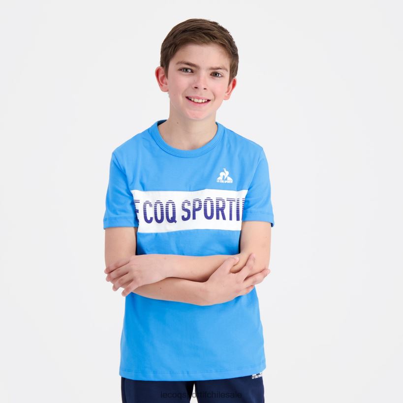niños camiseta azul T24B2379 Le Coq Sportif ropa