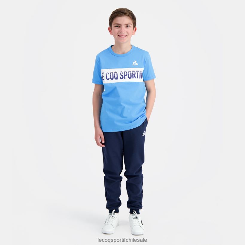 niños camiseta azul T24B2379 Le Coq Sportif ropa