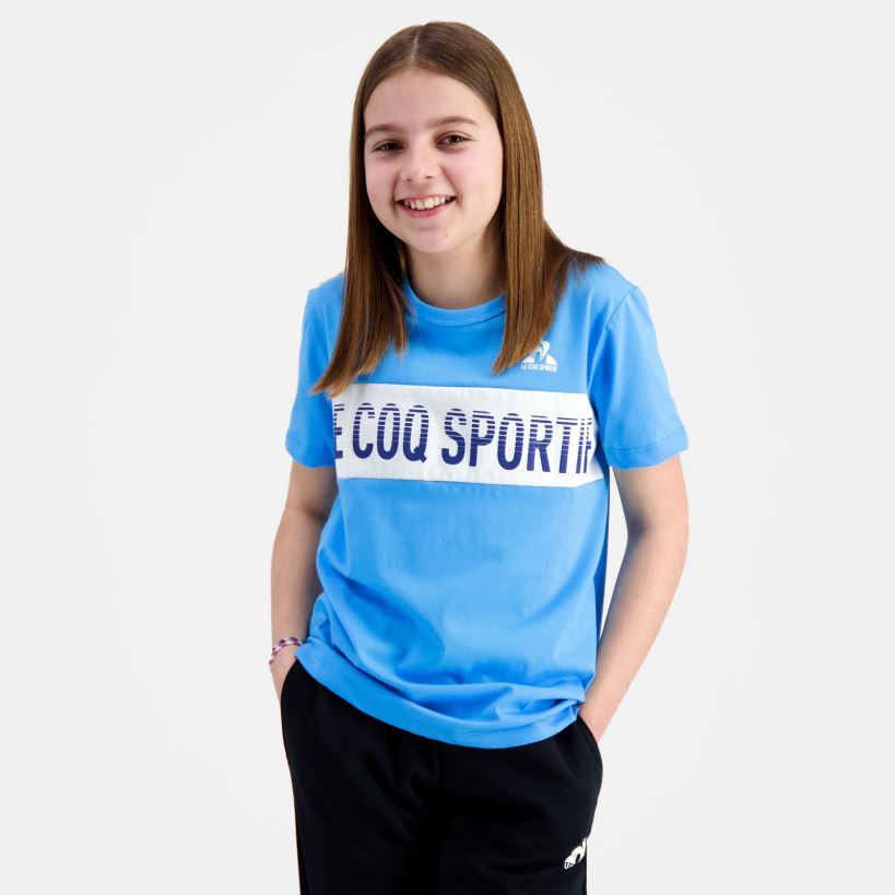 niños camiseta azul T24B2379 Le Coq Sportif ropa