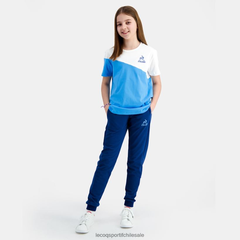 niños camiseta azul T24B2381 Le Coq Sportif ropa