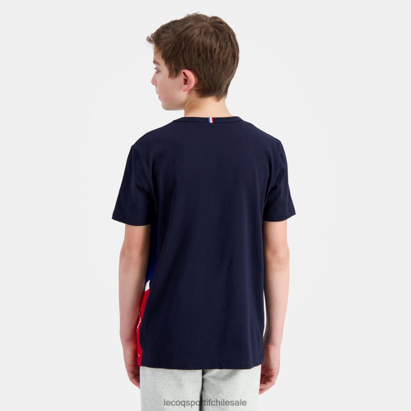niños camiseta azul T24B2385 Le Coq Sportif ropa