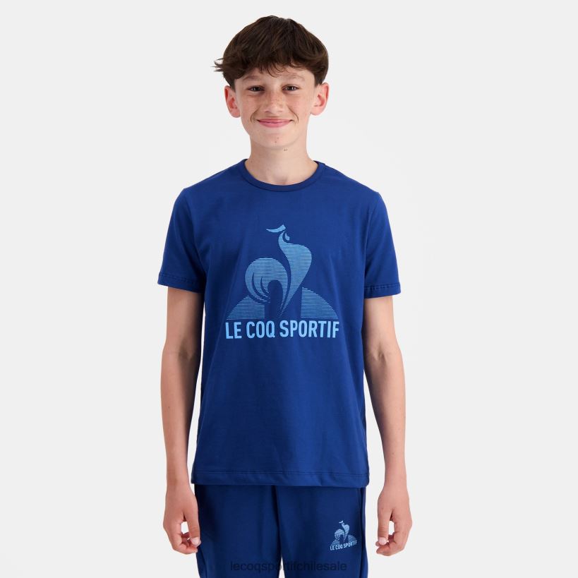 niños camiseta azul T24B2386 Le Coq Sportif ropa