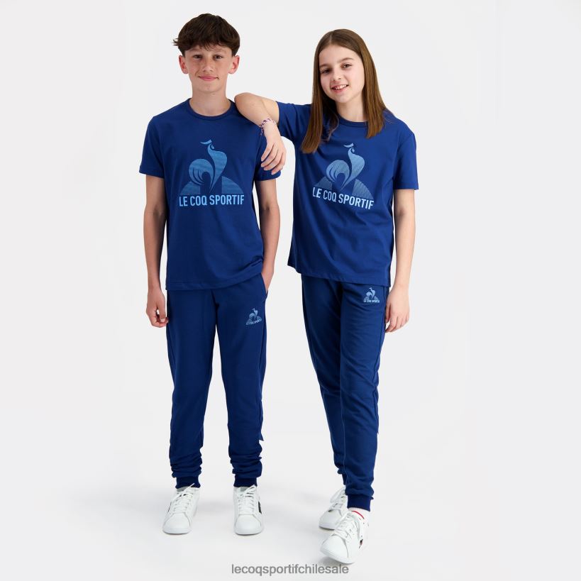 niños camiseta azul T24B2386 Le Coq Sportif ropa