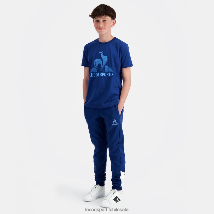 niños camiseta azul T24B2386 Le Coq Sportif ropa