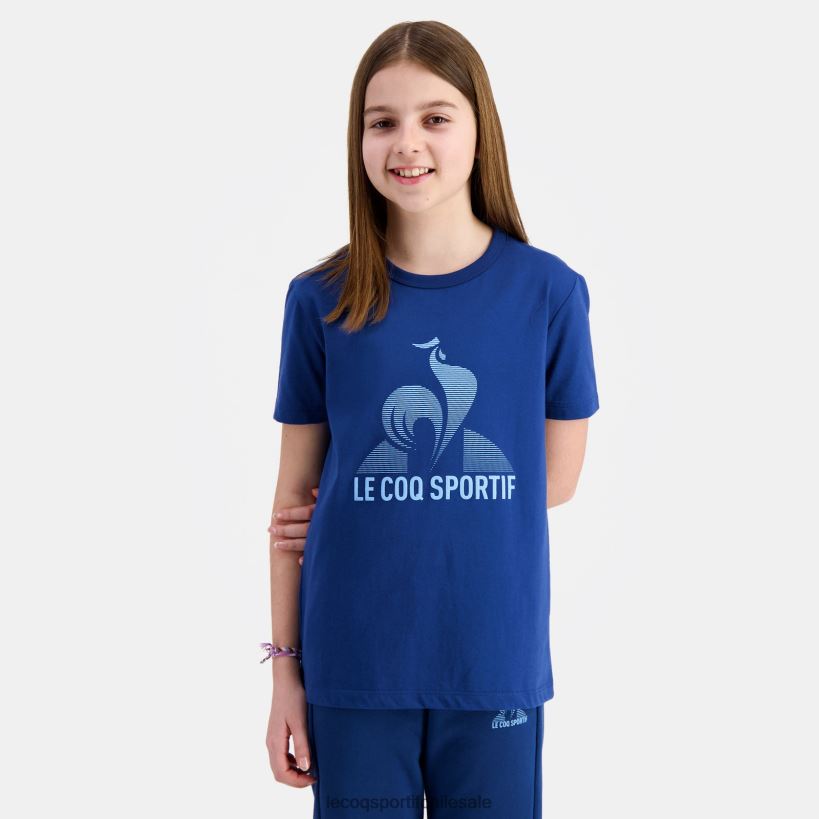 niños camiseta azul T24B2386 Le Coq Sportif ropa