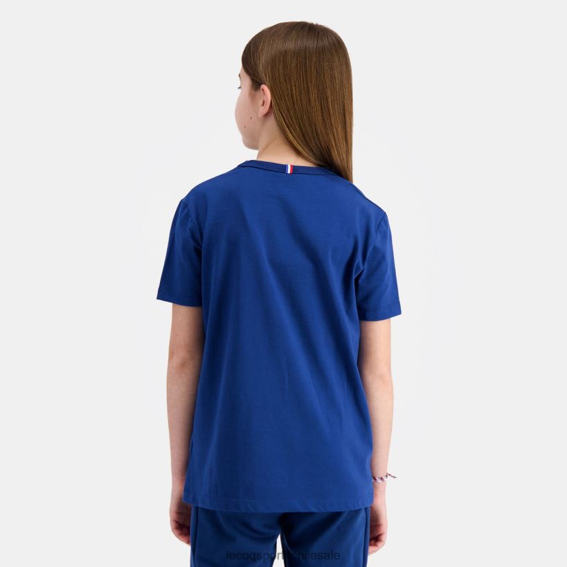 niños camiseta azul T24B2386 Le Coq Sportif ropa