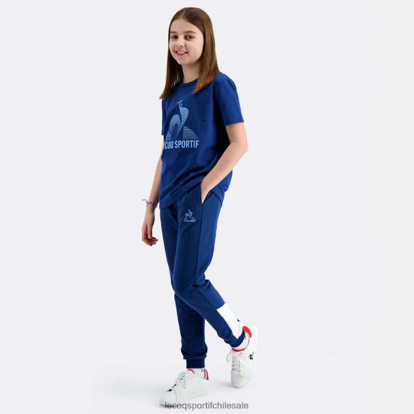 niños camiseta azul T24B2386 Le Coq Sportif ropa