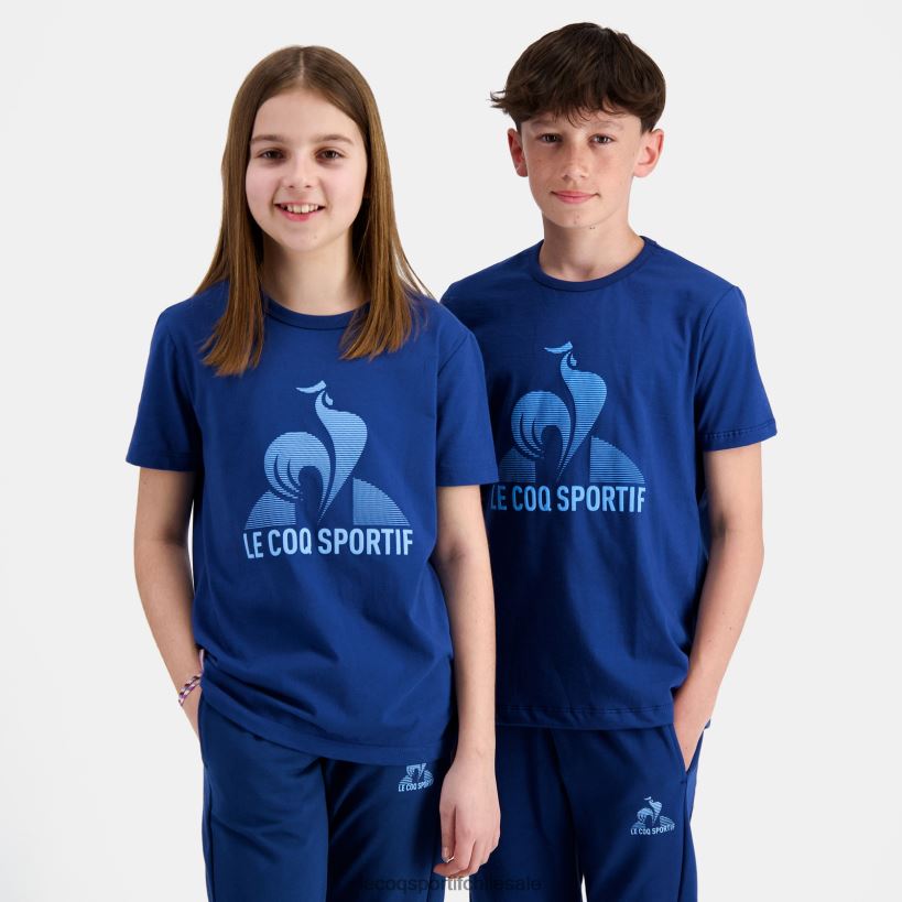 niños camiseta azul T24B2386 Le Coq Sportif ropa