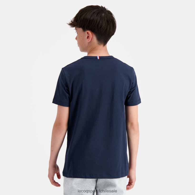 niños camiseta azul T24B2388 Le Coq Sportif ropa