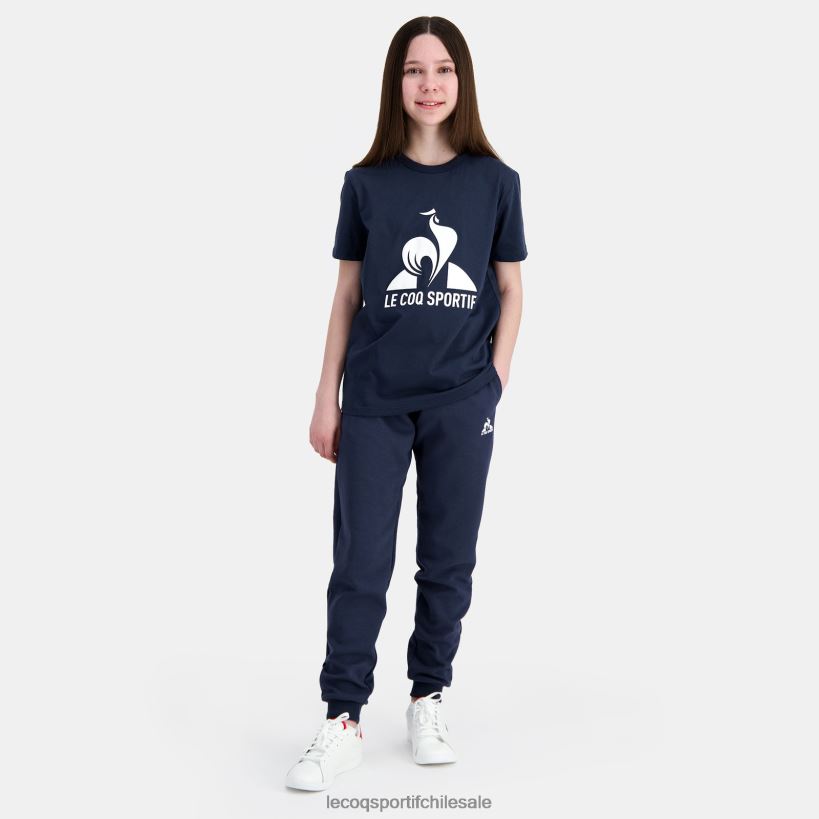 niños camiseta azul T24B2388 Le Coq Sportif ropa