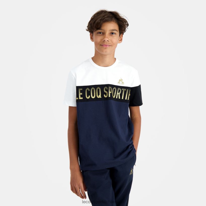 niños camiseta azul T24B2639 Le Coq Sportif ropa