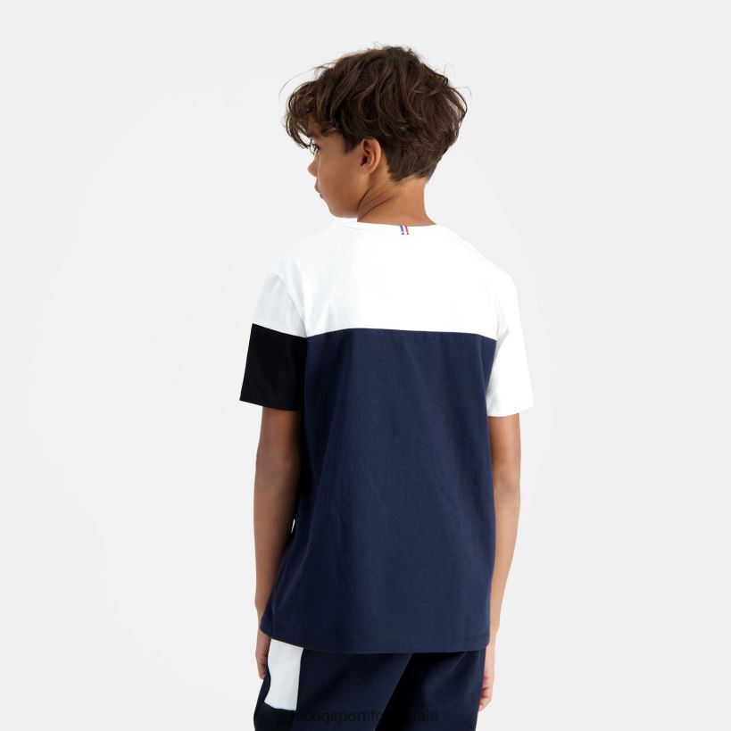 niños camiseta azul T24B2639 Le Coq Sportif ropa