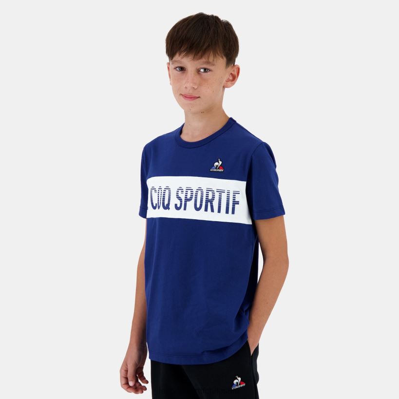 niños camiseta azul T24B2644 Le Coq Sportif ropa