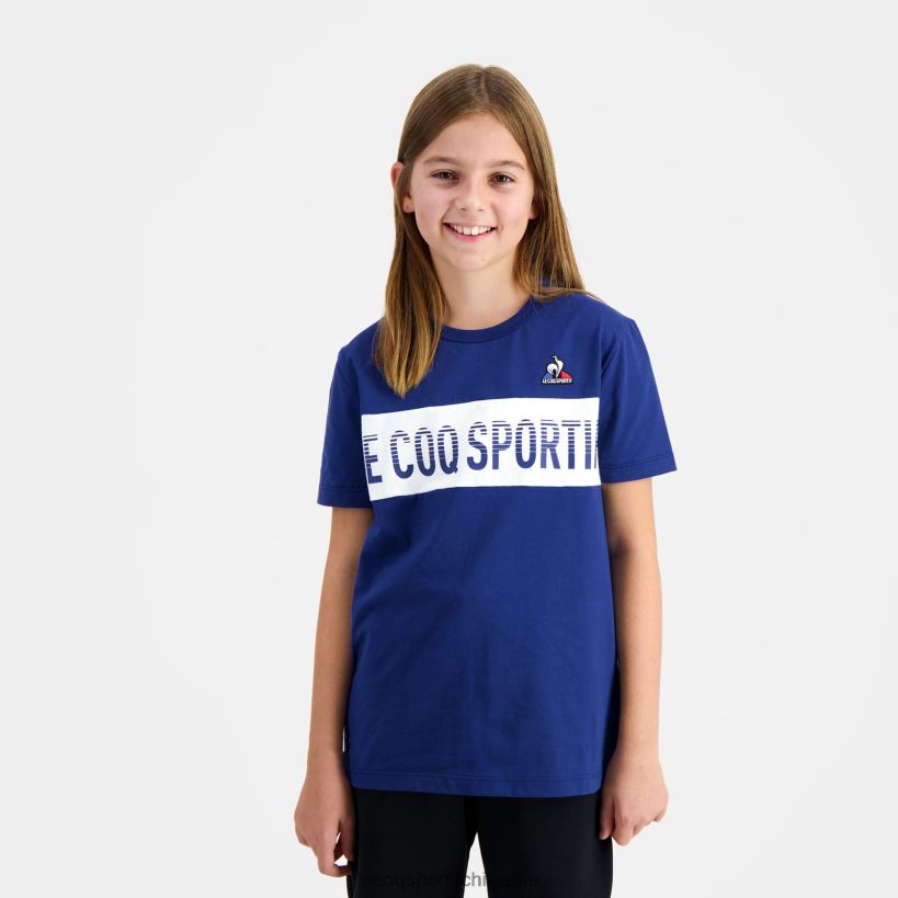 niños camiseta azul T24B2644 Le Coq Sportif ropa