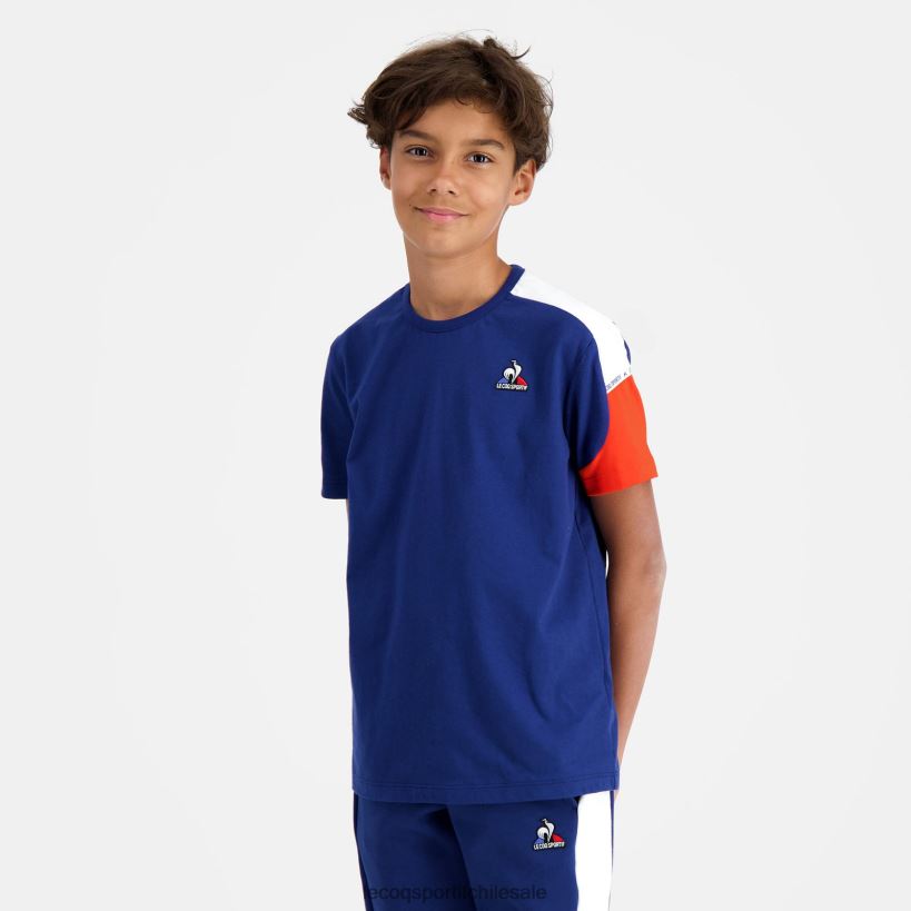 niños camiseta azul T24B2651 Le Coq Sportif ropa