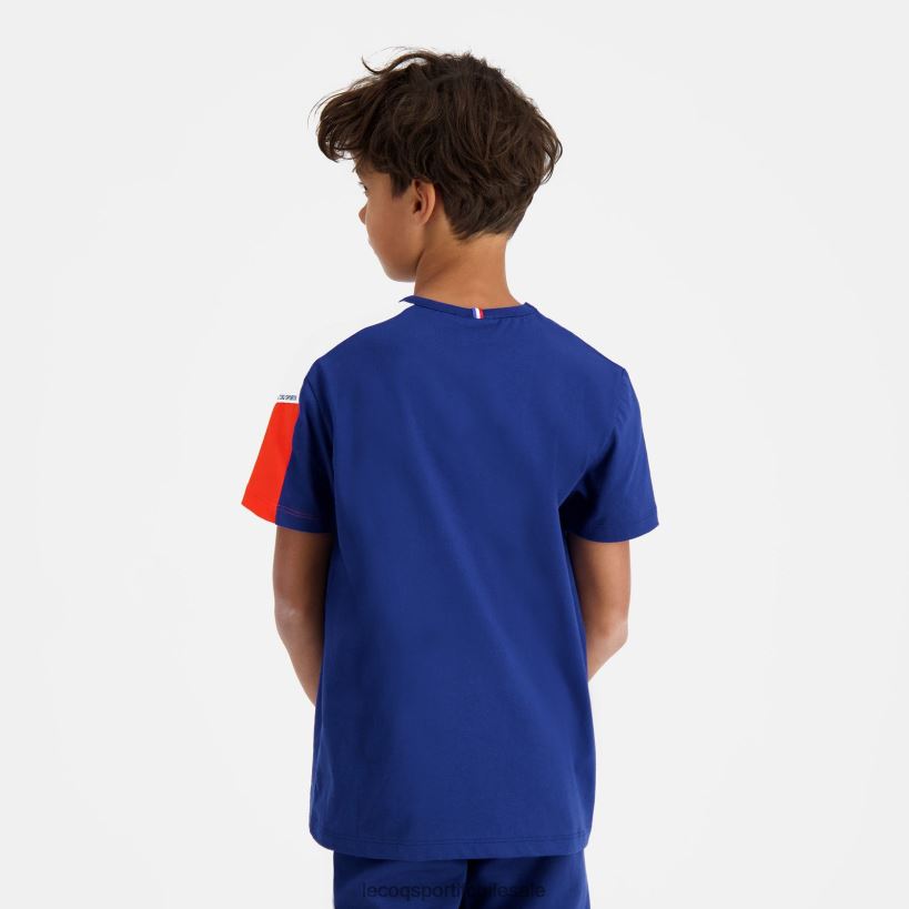 niños camiseta azul T24B2651 Le Coq Sportif ropa