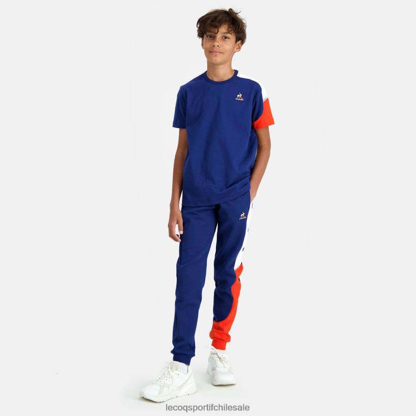 niños camiseta azul T24B2651 Le Coq Sportif ropa
