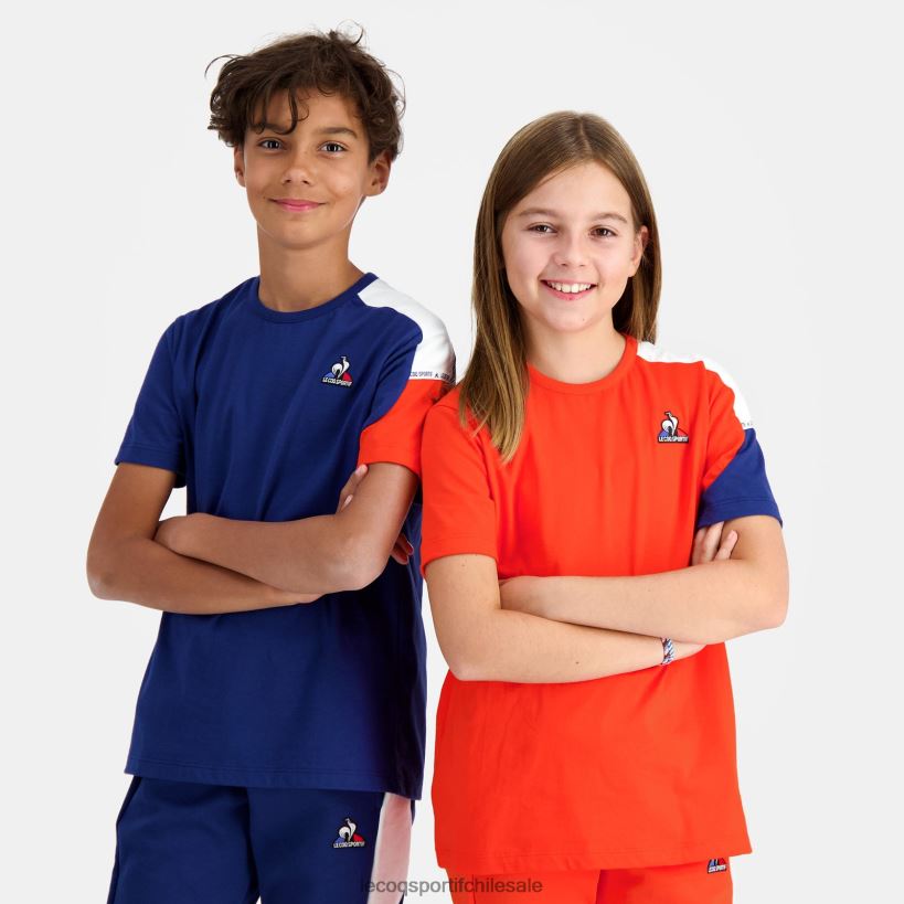 niños camiseta azul T24B2651 Le Coq Sportif ropa