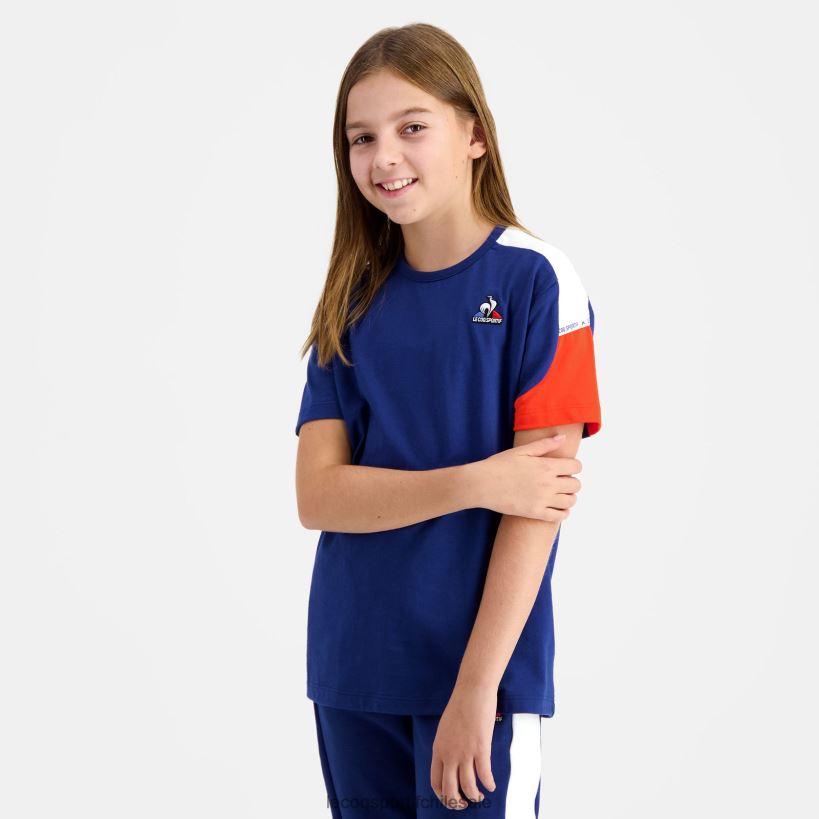 niños camiseta azul T24B2651 Le Coq Sportif ropa