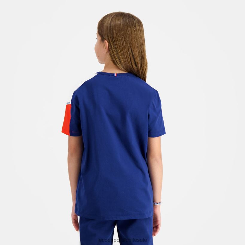 niños camiseta azul T24B2651 Le Coq Sportif ropa