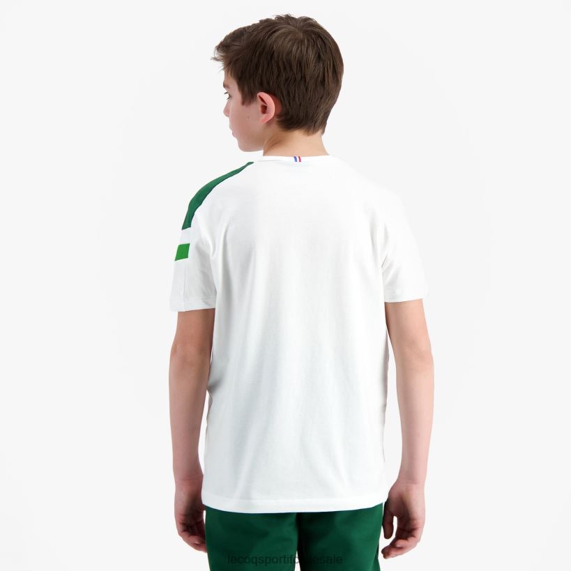 niños camiseta blanca T24B2382 Le Coq Sportif ropa