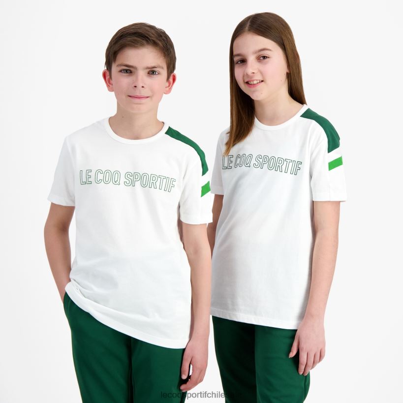 niños camiseta blanca T24B2382 Le Coq Sportif ropa