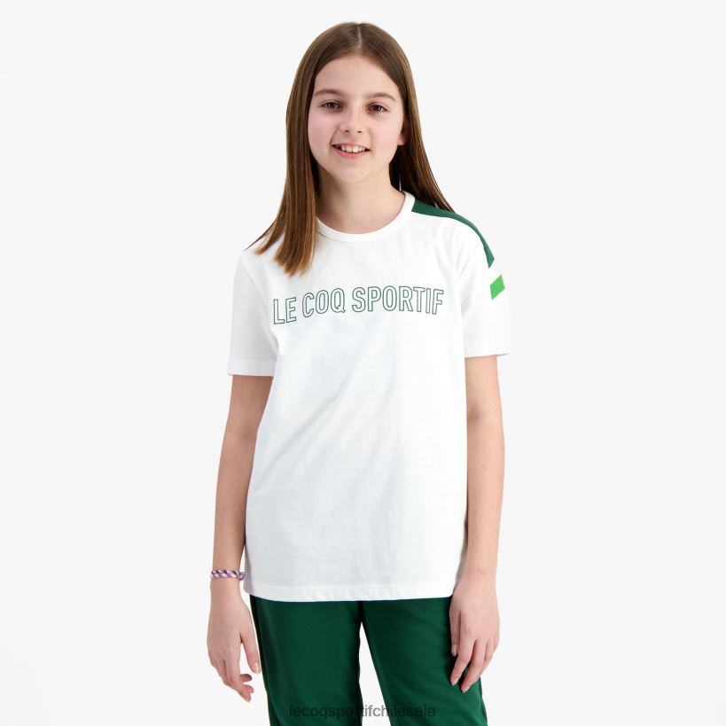 niños camiseta blanca T24B2382 Le Coq Sportif ropa