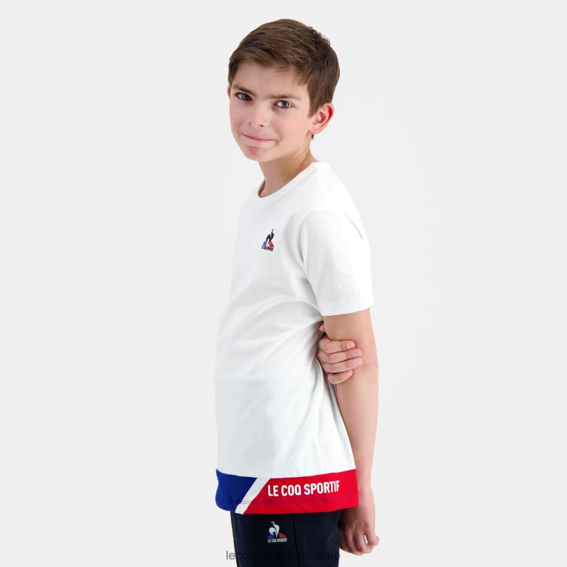 niños camiseta blanca T24B2383 Le Coq Sportif ropa