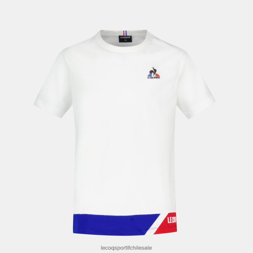 niños camiseta blanca T24B2383 Le Coq Sportif ropa
