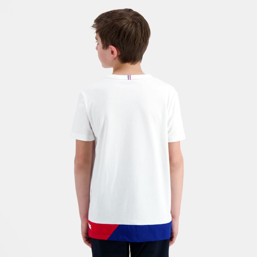 niños camiseta blanca T24B2383 Le Coq Sportif ropa