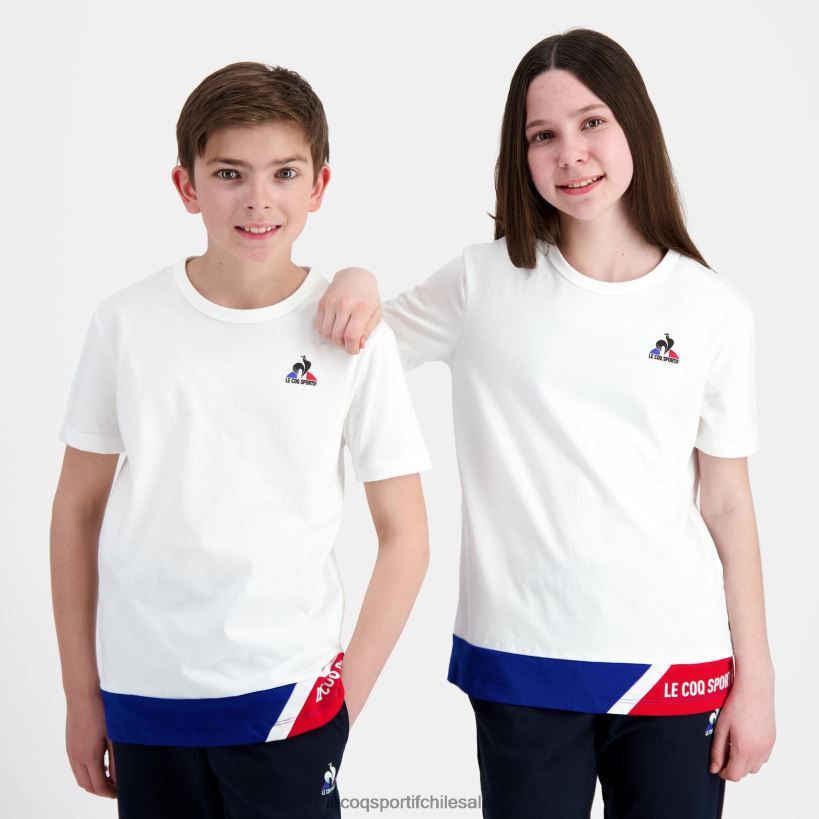 niños camiseta blanca T24B2383 Le Coq Sportif ropa