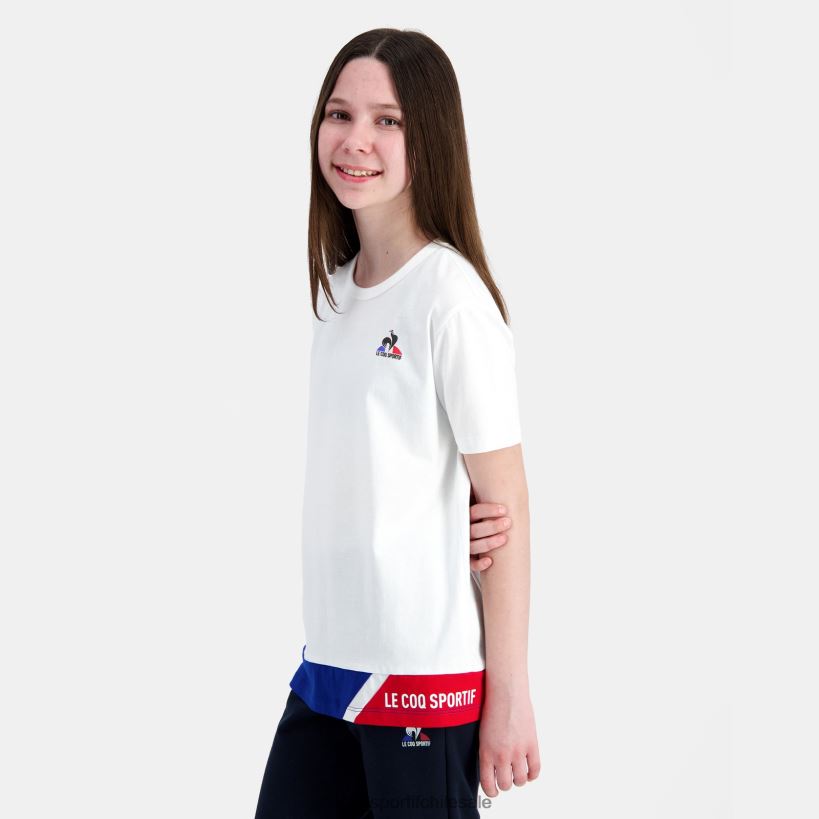 niños camiseta blanca T24B2383 Le Coq Sportif ropa