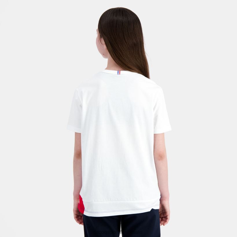 niños camiseta blanca T24B2383 Le Coq Sportif ropa