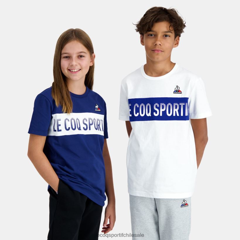 niños camiseta blanca T24B2646 Le Coq Sportif ropa