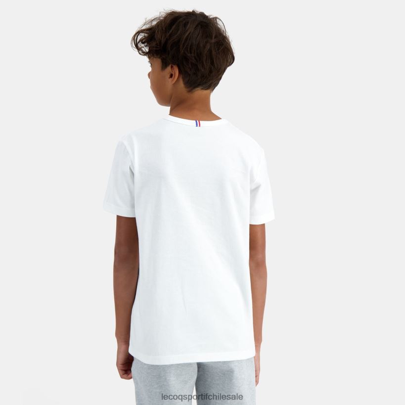 niños camiseta blanca T24B2646 Le Coq Sportif ropa