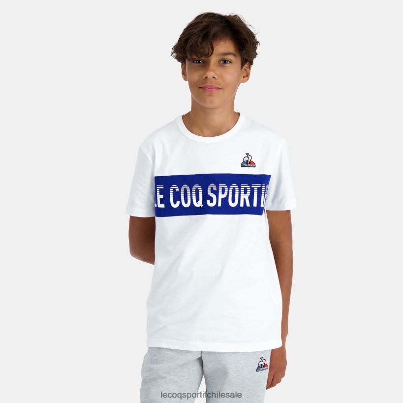 niños camiseta blanca T24B2646 Le Coq Sportif ropa