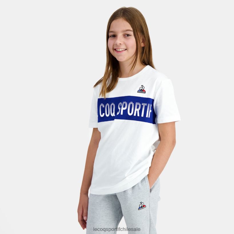 niños camiseta blanca T24B2646 Le Coq Sportif ropa