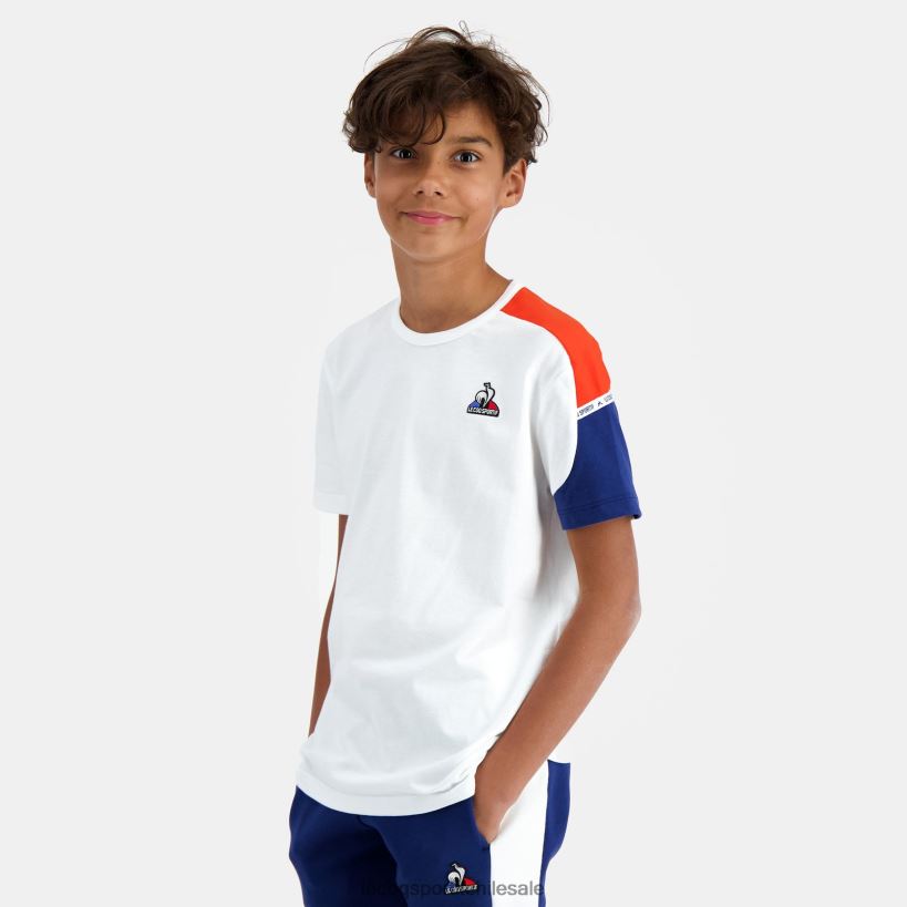 niños camiseta blanca T24B2649 Le Coq Sportif ropa
