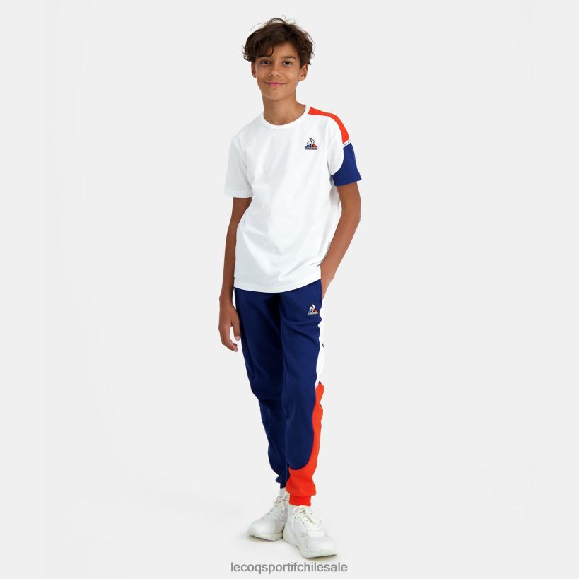 niños camiseta blanca T24B2649 Le Coq Sportif ropa