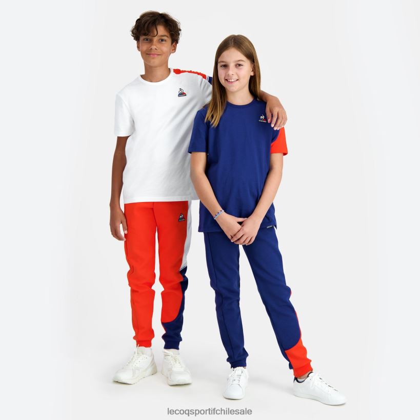 niños camiseta blanca T24B2649 Le Coq Sportif ropa