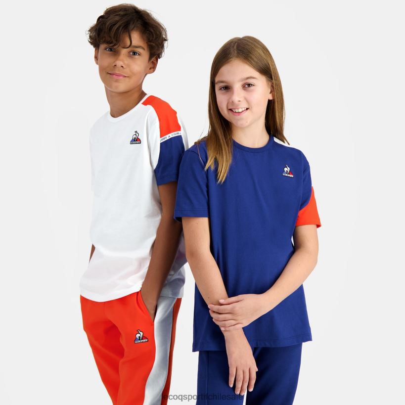 niños camiseta blanca T24B2649 Le Coq Sportif ropa